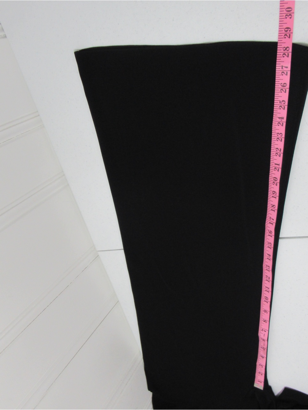 Misook Black Wide Leg Knit Pull on Pants Size Large Petite - Picture 14 of 14